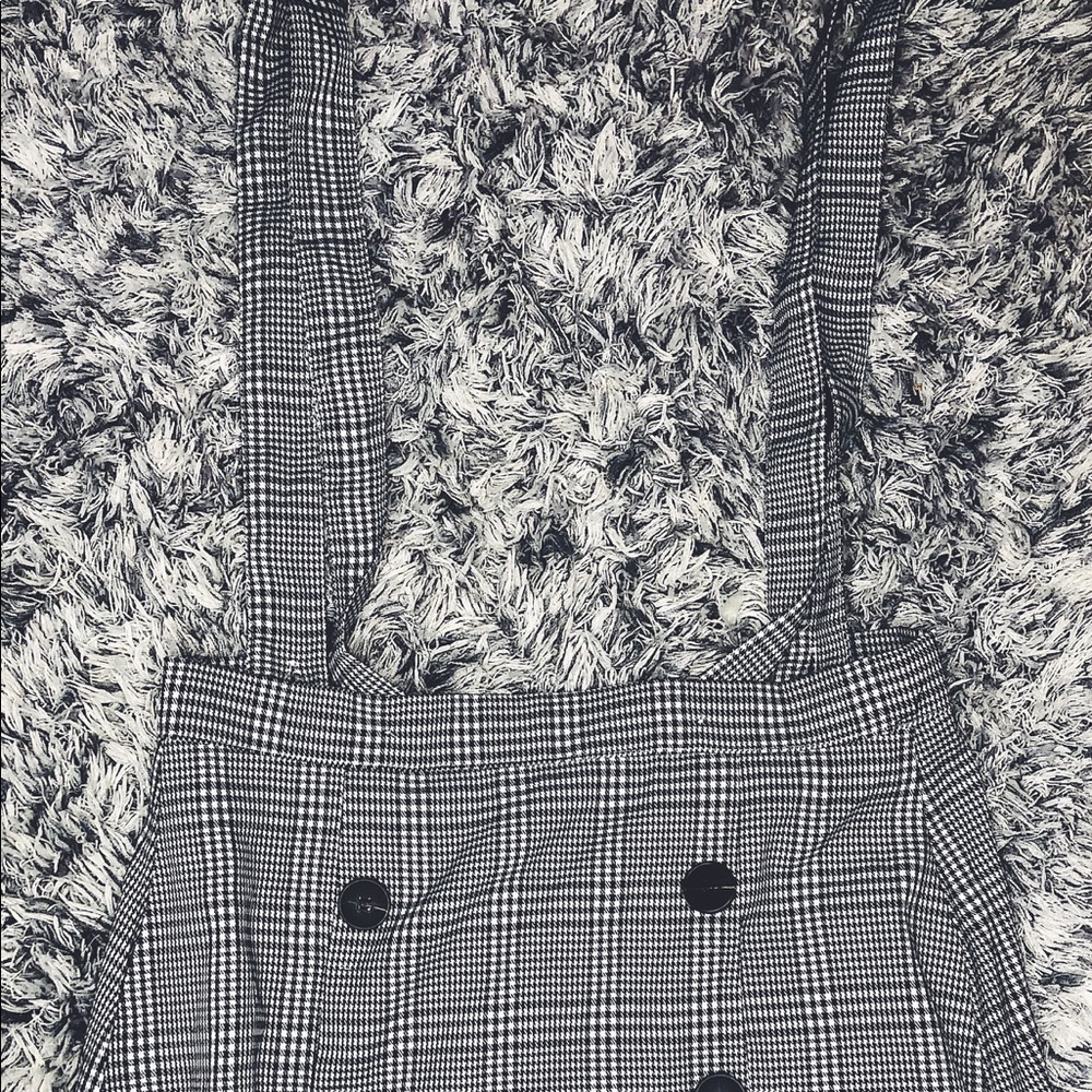 PINAFORE SUSPENDERS DRESS WITH BUTTONS